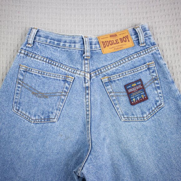 Bugle Boy Size 14 Carot Cut Y2K Denim Jeans - Picture 5 of 6